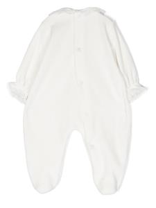 lastupenderia La Stupenderia Pyjama met kanten afwerking - Wit