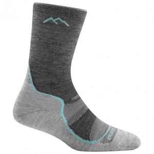 Darn Tough - Women's Light Hiker Micro Crew Light With Cushion - Wandelsokken, grijs