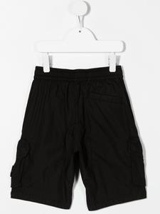 stoneislandjunior Stone Island Junior Shorts met logopatch - Zwart