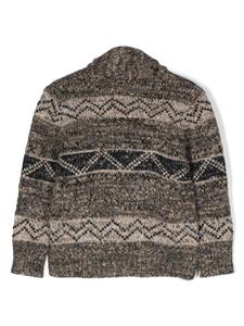 dolce&gabbanakids Dolce & Gabbana Kids Intarsia vest - Beige