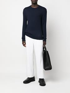 jilsander Jil Sander Trui met geborduurd logo - Blauw