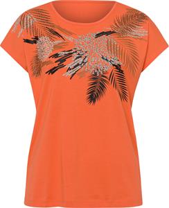 Your Look... for less! Dames Shirt met korte mouwen oranje/cognac Größe