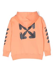 off-whitekids Off-White Kids Hoodie met logoprint - Oranje