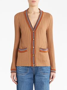 ETRO Vest met V-hals - Bruin