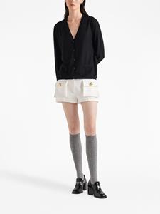 Prada Vest van wol-kasjmiermix - Zwart