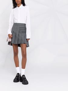 thombrowne Thom Browne Gestreepte mini-plooirok - Grijs