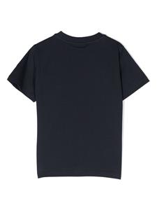 monclerenfant Moncler Enfant T-shirt met patch-detail - Blauw