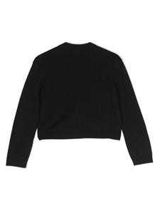 Vest met logoplakkaat - Zwart