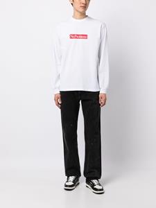 Aries Sweater met print - Wit