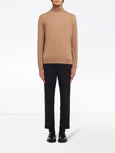 Prada Trui met hoge hals - Bruin