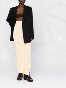 jilsander Jil Sander Ribgebreide maxi-rok - Beige