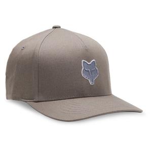 Fox Racing  Fox Head Flexfit Hat - Pet, grijs