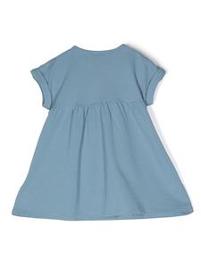 Knot Jurk met korte mouwen - Blauw