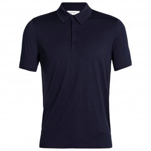 Icebreaker  Tech Lite II S/S Polo - Merinoshirt, blauw