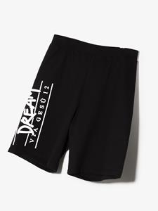 versacekids Versace Kids Trainingsshorts met logoprint - Zwart