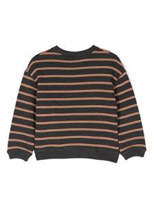 Bonpoint Sweater met logopatch - Grijs