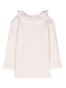 Bonpoint Billa T-shirt met ruches - Roze