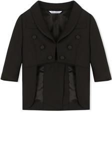 dolce&gabbanakids Dolce & Gabbana Kids Trainingspak van wolmix - Zwart