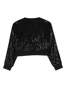 michaelkorskids Michael Kors Kids Sweater verfraaid met pailletten - Zwart