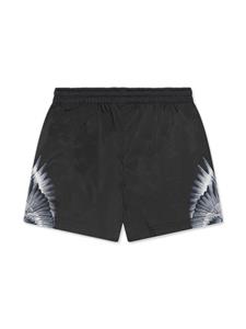 Marcelo Burlon County Of Milan Kids Trainingsshorts met vleugelprint - Zwart