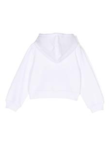 stellamccartneykids Stella McCartney Kids Hoodie met logoprint - Wit