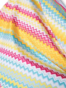 Sjaal met zigzagprint - Geel
