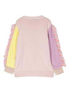 stellamccartneykids Stella McCartney Kids Sweater met franje - Roze