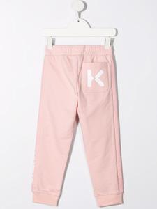 kenzokids Kenzo Kids Trainingsbroek met logoprint - Roze