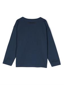 kenzokids Kenzo Kids T-shirt met logopatch - Blauw