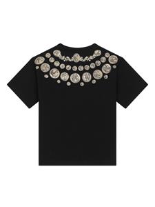 dolce&gabbanakids Dolce & Gabbana Kids T-shirt met print - Zwart