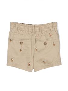 poloralphlaurenkids POLO RALPH LAUREN KIDS Shorts met borduurwerk - Bruin