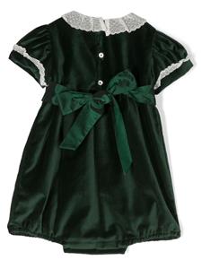 mariellaferrari Mariella Ferrari Babypakje met kanten afwerking - Groen