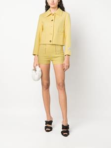 Patou Cropped shirtjack - Geel