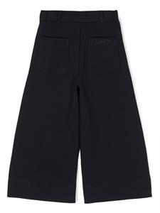 lanvinenfant Lanvin Enfant Broek met geborduurd logo - Blauw