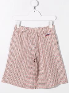 guccikids Gucci Kids Geruite shorts - Beige