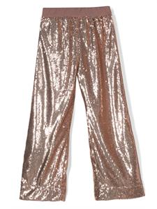 palmangelskids Palm Angels Kids Broek verfraaid met pailletten - Roze