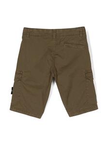stoneislandjunior Stone Island Junior Shorts met logopatch - Groen