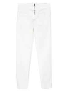balmainkids Balmain Kids Broek met knoopdetail - Wit