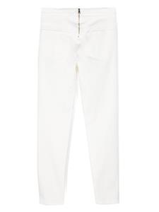 Balmain Kids Broek met knoopdetail - Wit