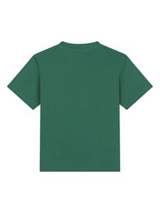 dolce&gabbanakids Dolce & Gabbana Kids Sweater met logoplakkaat - Groen