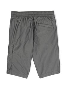 stoneislandjunior Stone Island Junior Trainingsshorts met logopatch - Grijs
