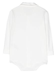 ilgufo Il Gufo Romper met lange mouwen - Wit