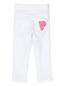 puccijunior PUCCI Junior Broek met logopatch - Wit