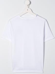 dolce&gabbanakids Dolce & Gabbana Kids T-shirt met patch - Wit