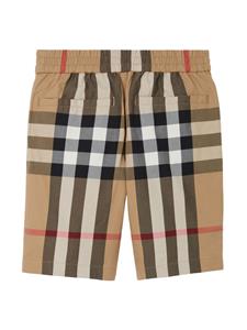 burberrykids Burberry Kids Shorts met beerprint - Beige