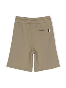 bosskidswear BOSS Kidswear Shorts met logopatch - Groen
