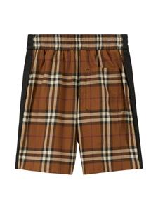 burberrykids Burberry Kids Geruite shorts - Bruin