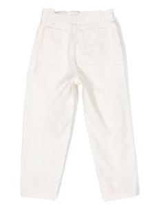Bonpoint Broek met paperbagtaille - Beige