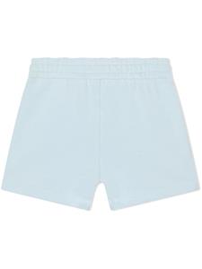 dolce&gabbanakids Dolce & Gabbana Kids Trainingsshorts met geborduurd logo - Blauw
