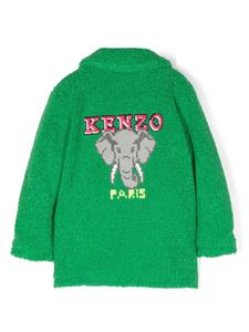 kenzokids Kenzo Kids Jas met geborduurd logo - Groen